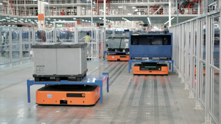 一汽大众佛山工厂的智慧物流系统